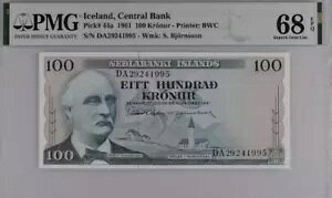 1961 �A�C�X�����h 100 �N���[�k�[�� P44a ���� UNC PMG 68