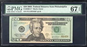 FRB 2089-C* 2004 $20 *X^[* FRN tBftBAAyVojAB PMG WF-67EPQ (B)