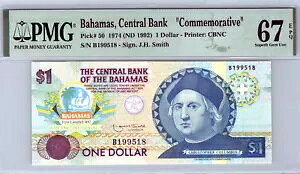 on}A1 h 1974 (1992) uLOv PMG 67 EPQ Superb Gem UNC Pick# 50