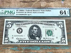 $5 1969A 1970-K* �_���X FRN PMG 64EPQ - �X�^�[