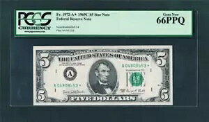 $5.00 1969C AMx{Xg (킸 640,000 ) STAR Note~PCGS-66PPQB