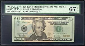FRB 2089-C* 2004 $20 *X^[* FRN tBftBAAyVxjAB PMG WF񗬒-67EPQ (S)