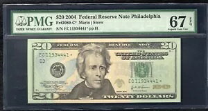 FRB 2089-C* 2004 $20 *X^[* FRN tBftBAAyVojAB PMG WF񗬒-67EPQ (R)