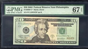 FRB 2089-C* 2004 $20 *X^[* FRN tBftBAAyVojAB PMG WF񗬒-67EPQ (J)