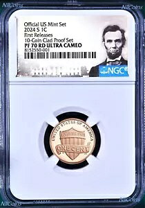 2024 S US ~g 10 RC v[t Zbg o[W J[ Zg yj[ NGC PF70 RD FR