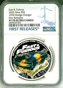 2023 �j�E�G S$2 ���C���h�E�X�s�[�h 1970 �_�b�W �`���[�W���[ �N�H�[�^�[ �}�C�� FR NGC PF70 UC OGP