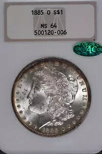 1885N I[E[K MShNGC MS64 CAC GEN 4 FATTYAÂt@bgz_[