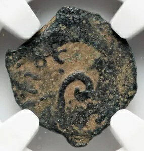 NGC F FINE �|���e�B�E�X �s���g ���_�� �{���̃C�G�X �����R�C�� 26-36 AD AE Prutah