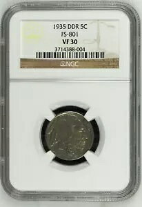 1935 NGC VF 30 DDR Doubled Die Reverse FS-801 obt@[ jbPiKCh $235