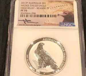 2017 �I�[�X�g�����A $1 �I�I���V �n�C�����[�t REV PF70 �����J���e�B �V���o�[ #43L