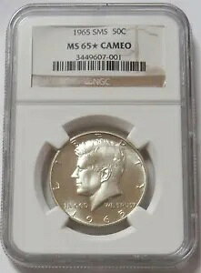 1965 SMS �V���o�[ US KENNEDY 50C �n�[�t�_���[ �R�C�� NGC �~���g�X�e�[�g 65 * �X�^�[�J���I