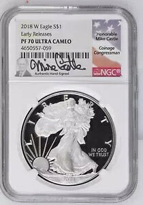 2018-W $1 1IX Vo[ AJ C[O RC-NGC PF70-UC-}CN LbX [X