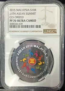 }[VA 2015 S10R  26  ASEAN T~bg J[ꂽ NGC PF70 Eg JIB