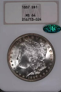 1887 K _[ NGC MS64 CAC GEN 4 FATTYAÂt@bg z_[