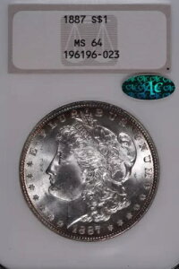 1887 K _[ NGC MS64 CAC GEN 4 FATTYAÂt@bg z_[