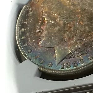 1886 MORGAN Dollar NGC MS62 MONSTER ���C���{�[���F �Ɛ�