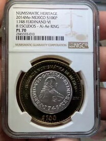 2014 メキシコ S100P 1748 フェルディナンド VI 8 エスクード NGC PL 70