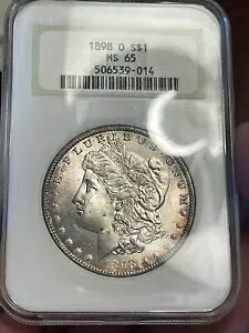 1898-O $1 �����K�� �h�� NGC MS65 �� 5 ����Â��t�@�b�e�B �z���_�[ ????????