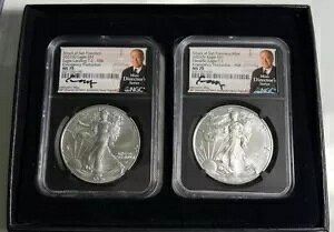 2021 (S) - Eagle S$1 - Heraldic Eagle T-1 & T-2 Emergency Prod - FDR - MS 70
