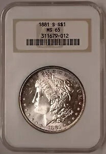 1881- S ���[�K�� �h�� NGC MS65 Gen 5 �t�@�b�e�B �p�[�v�� �G�b�W �g�[�j���O