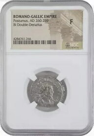 NGC F ローマ AR ポストゥムスのアントニニアヌス AD260-269 NGC エンシェント シルバー