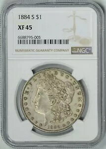 1884-S NGC XF45 * ��v���t�����K�� �h�� * #6688795-005