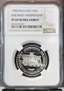 1988 �u���K���A �V���o�[ 20 ���o�S�����N�L�O NGC PF 69 �E���g�� �J���I �g�b�v �|�b�v
