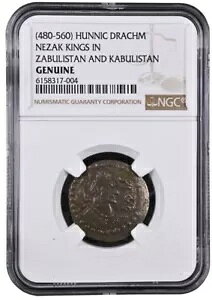 Hunnic Drachm NGC �F��X���u�A�J�u�[���n��A���� 6 ���I�B�j�[�X�I