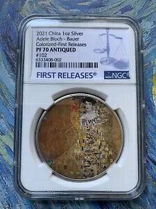 NGC PF70 2021 �O�X�^�t �N�����g -?? �⃁�_�� 1�I���X �A�f�� �S�[���h�̋M�w�l �F�t��