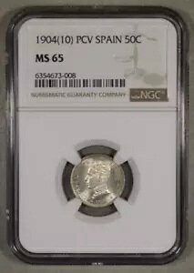 1904 (10) PCV XyC Vo[ 50 ZeBX NGC MS65 WF 