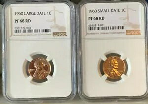 1960 P NGC PF 68 RD �召���t���b�h �v���[�t �����J�[�� �W���X�e�B�X �X�P�[�� ���x��