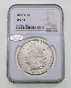 1888-O 1 h݃K h NGC ɂ MS-64 ƂĊit