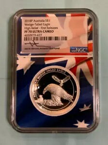 2018P 1 IX Vo[ IiKV $1 RC-NGC PF70UC-HR-FR-Mercanti-Flag Label
