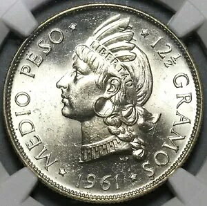1961 NGC MS 65 h~jJa fBI 1/2 y\ WF RC (20101801C)