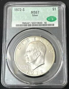 ?????1972-S Vo[ AC[n[ h $1 MS67 CAC!!! PQ{{{III[|bv!!!?????