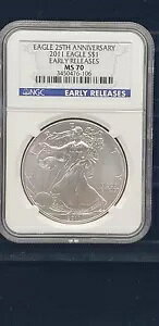 2011 Vo[ AJ C[O S$1 NGC MS70 [X 25 NLO 1 IX t@C