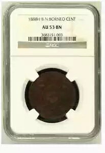 1888H �C�M���X�̃m�[�X�{���l�I �����Z���g KM#2 NGC AU53 BN
