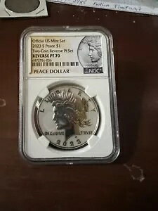 2023-S ���o�[�X �v���[�t $1 �s�[�X �_���[ NGC Rev PF70 (1 �R�C��) %