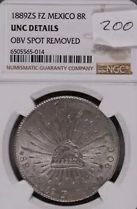 1889 Zs FZ LVR 8 AX TJeJX ~g NGC UNC ڍ OBV X|bg폜 #-014