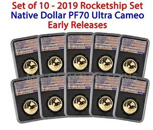 2019 S $1 �T�J�K�E�B�A �l�C�e�B�u �A�����J�� �h�� PF70 ���������[�X Rocketship