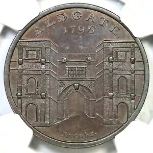 1796 D&H-646 NGC MS 64 BN Pl GbW ~hZbNX - XLbhÃRh g[N 1/2p