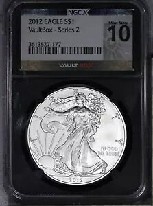 2012 �V���o�[ �C�[�O�� S$1 �{�[���g�{�b�N�X �{�[���g�{�b�N�X �V���[�Y 2 NGC X 10 MS70