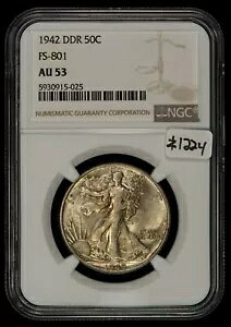 1942 50c EH[LO oeB n[t_[ - FS-801 DDR - NGC AU 53 - SKU-Z1224