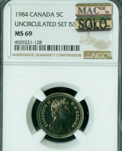1984 Ji_ 5 Zg NGC MS69 PQ MAC ōO[h MAC X|bgXB
