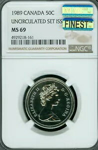 1989 Ji_ 50 Zg NGC MS69 PQ MAC ōO[h X|bgXB