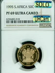 1995 ��A�t���J 50 �Z���g NGC PF69 MAC UHCam SOLO �ō����O���[�h MAC �X�|�b�g���X *