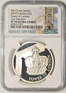 2019 �C�M���X �V���o�[ 5 �|���h �N���E�� �W���G�� NGC PF-70 �E���g�� �J���I �^���[