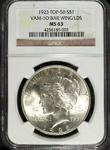 1923 P NGC MS 63 s[X Vo[ _[  gbv 50 VAM 1O  o[ EBO LDS 002