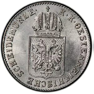 �I�[�X�g���A: 1848-A 6 �N���C�c�@�[ PCGS MS62 ? ���m�� BU 12 ��̂����� 1 ��A�^�����őf���炵��