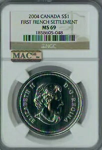 2004 Ji_ tXAn $1 h NGC MAC MS69 PQ ōO[h X|bgX *